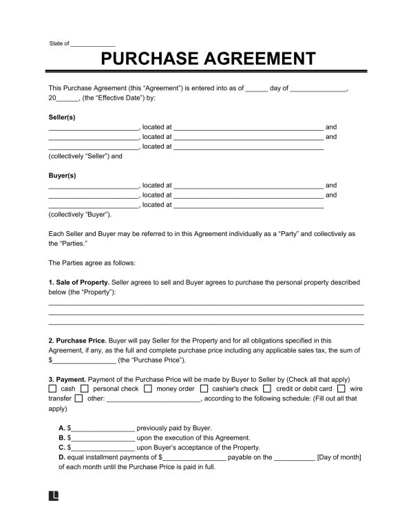 Sales Agreement